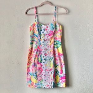 nwt lilly pulitzer bright shelli stretch dress